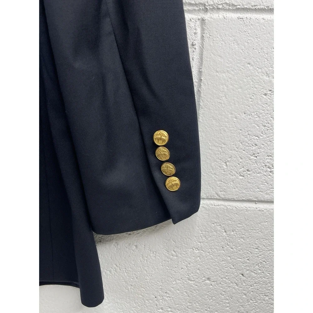 Brooks Brothers Blazer 41SR Navy Excellent Condition Golden Fleece Button Jacket